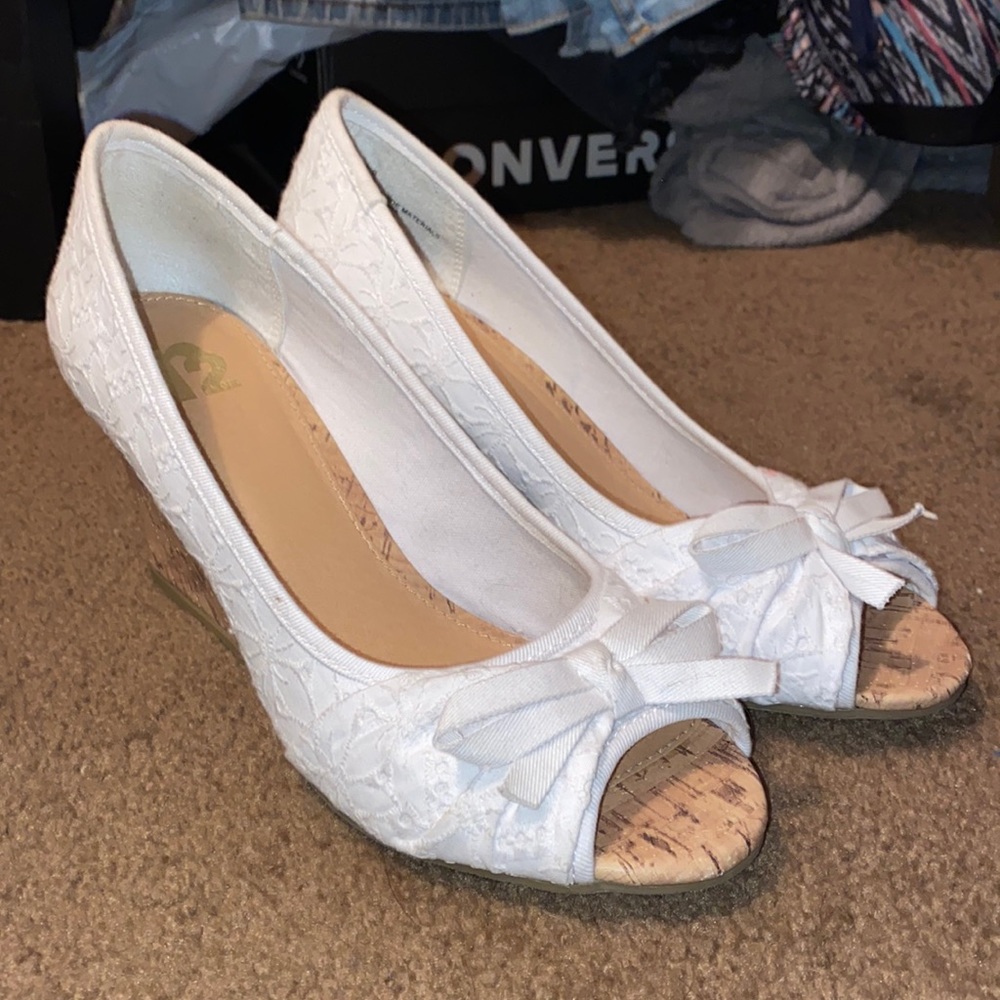 White heels